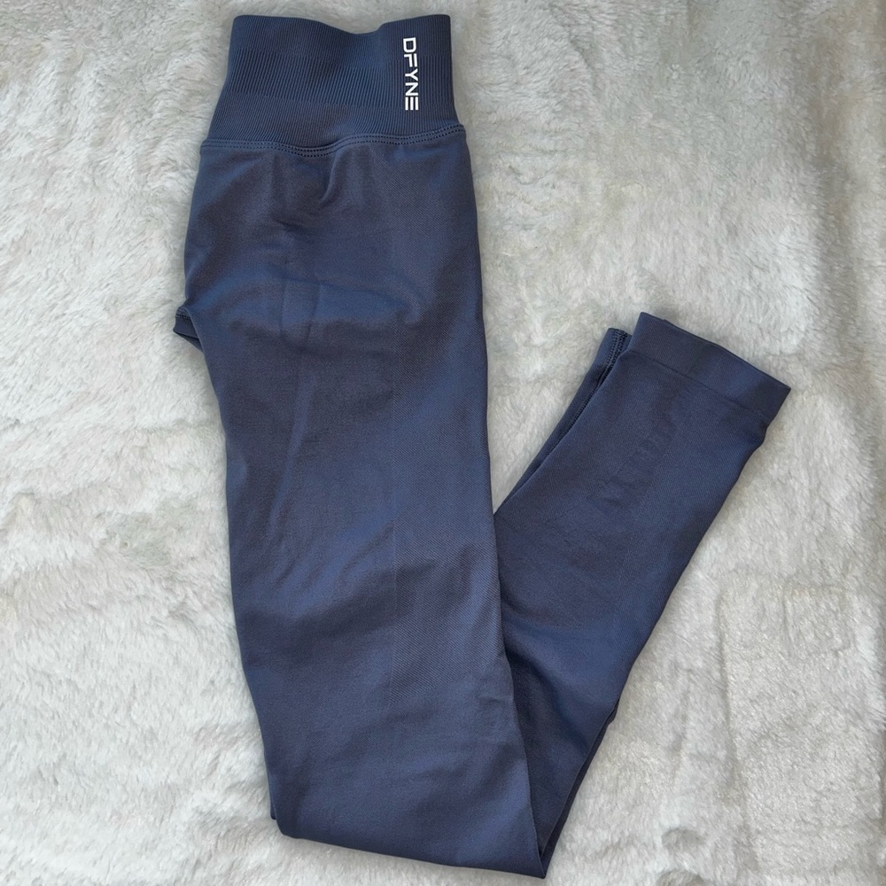 DFYNE High-Waist Navy Leggings